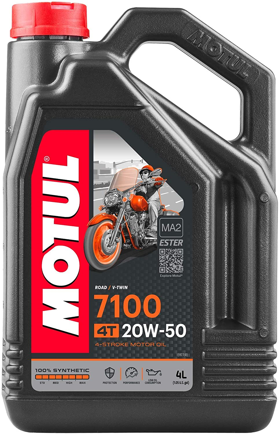 Motor&ouml;l MOTUL 109387 7100 20W50 4T 4L