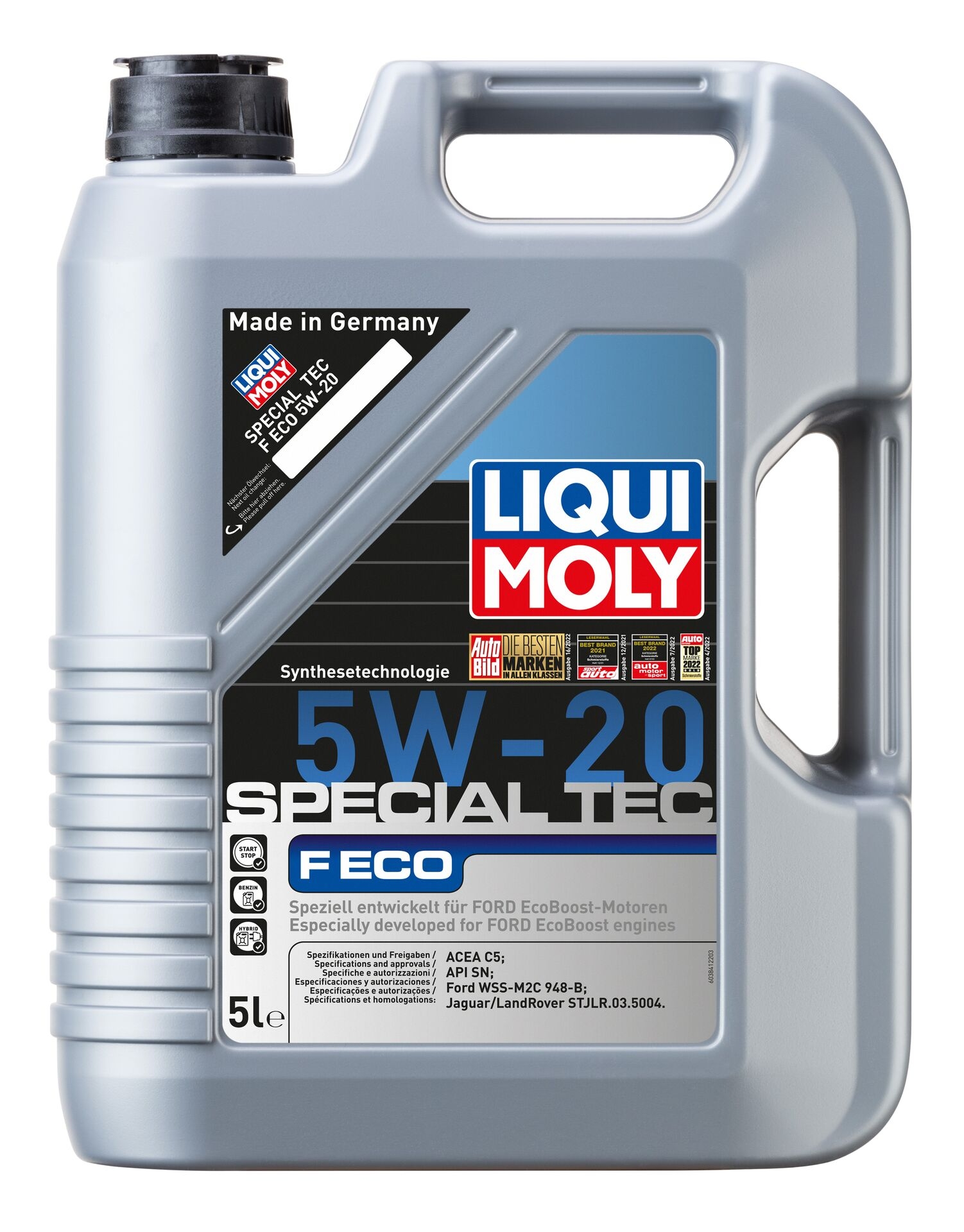 Liqui Moly 1x LM3841 5l Leichtlauf Motor&ouml;l Special Tec F ECO 5W-20