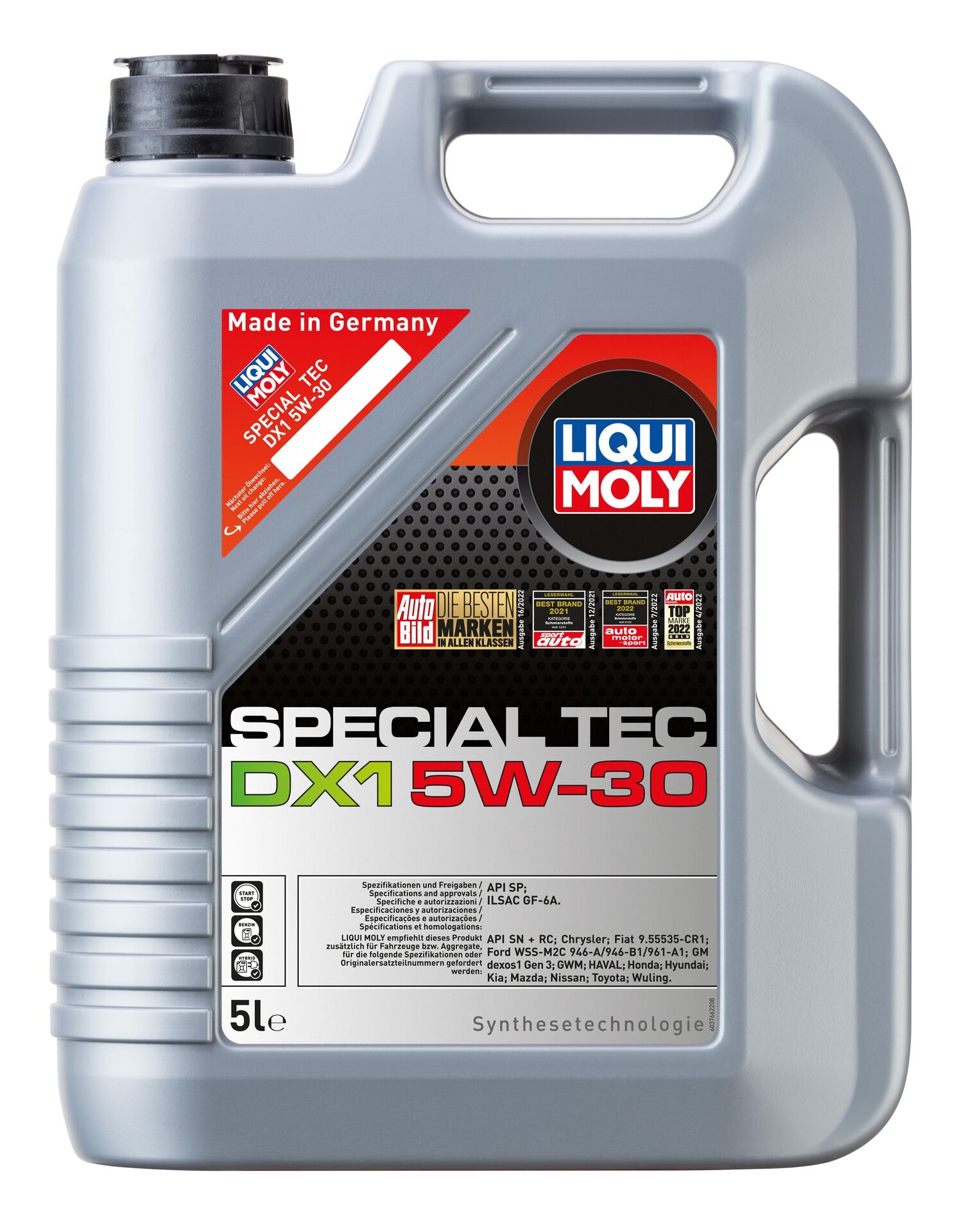Liqui Moly 1x LM3766 5l Special Tec DX1 5W-30