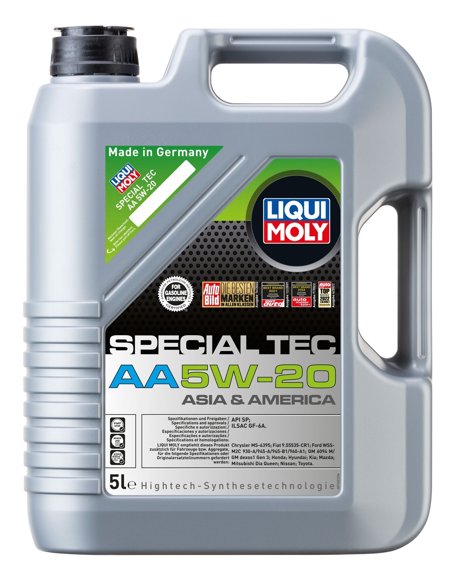 Liqui Moly 1x LM7532 5l synthetisches Motor&ouml;l Asia & America Special Tec AA 5W-20