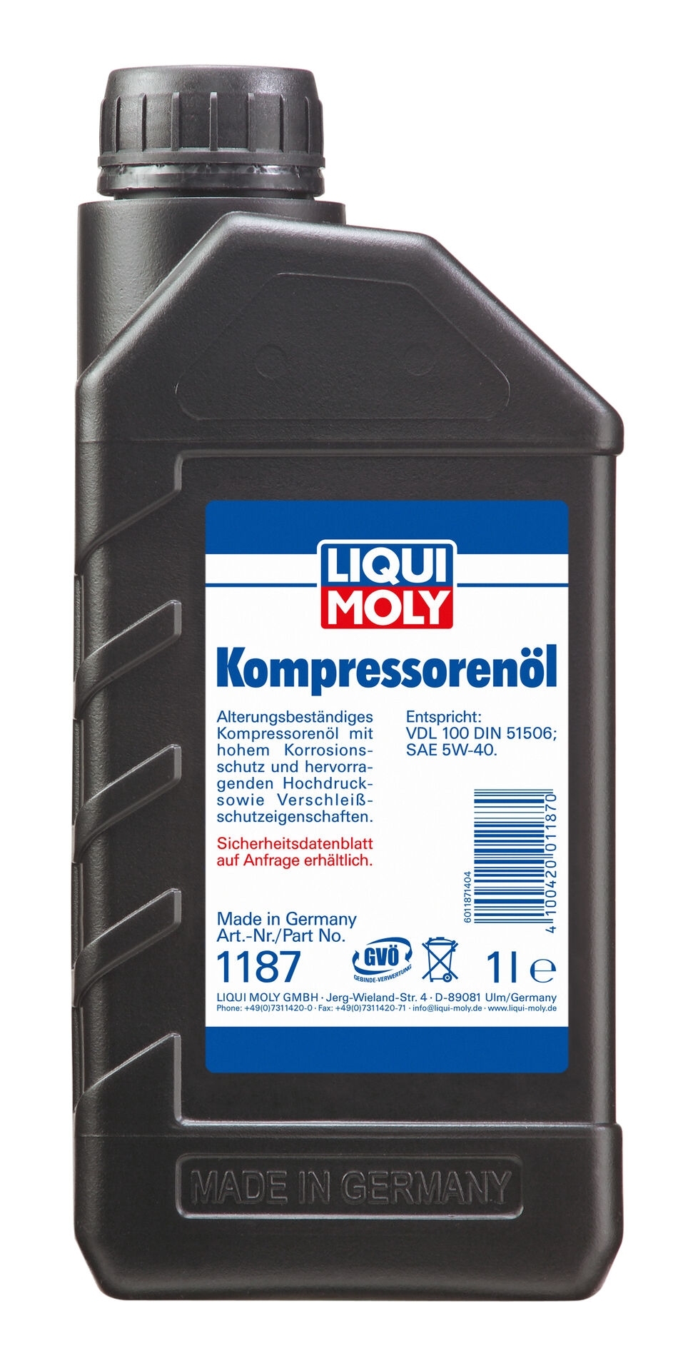 Liqui Moly 1x LM1187 1l Kompressoren&ouml;l
