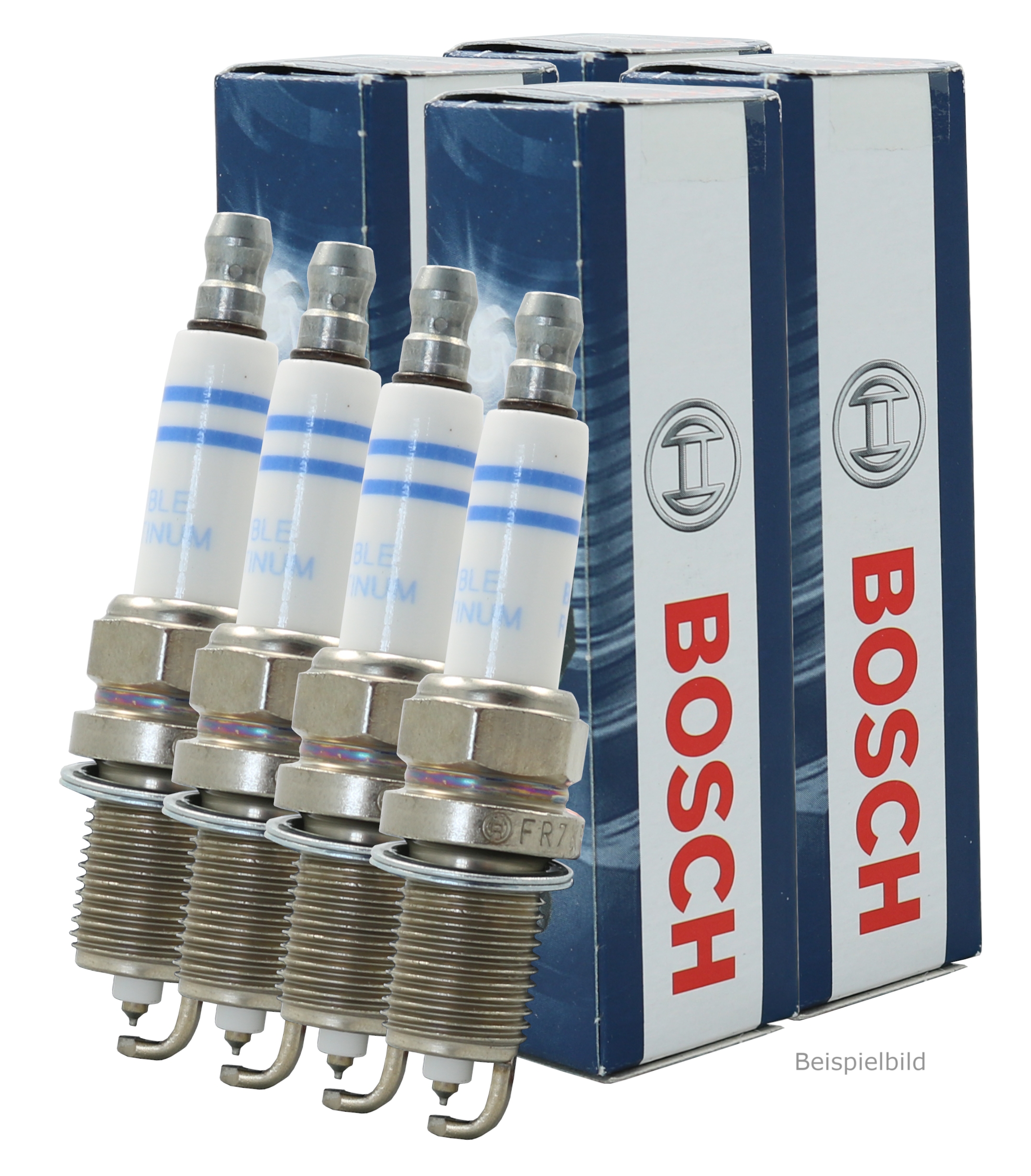 4x 0 242 240 592 Bosch Z&uuml;ndkerze entst&ouml;rt WR6DC AUDI COUPE