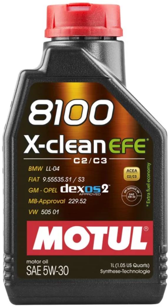 Motul Deutschland GmbH Motor&ouml;l 8100 X-CLEAN EFE 5W-30 1L