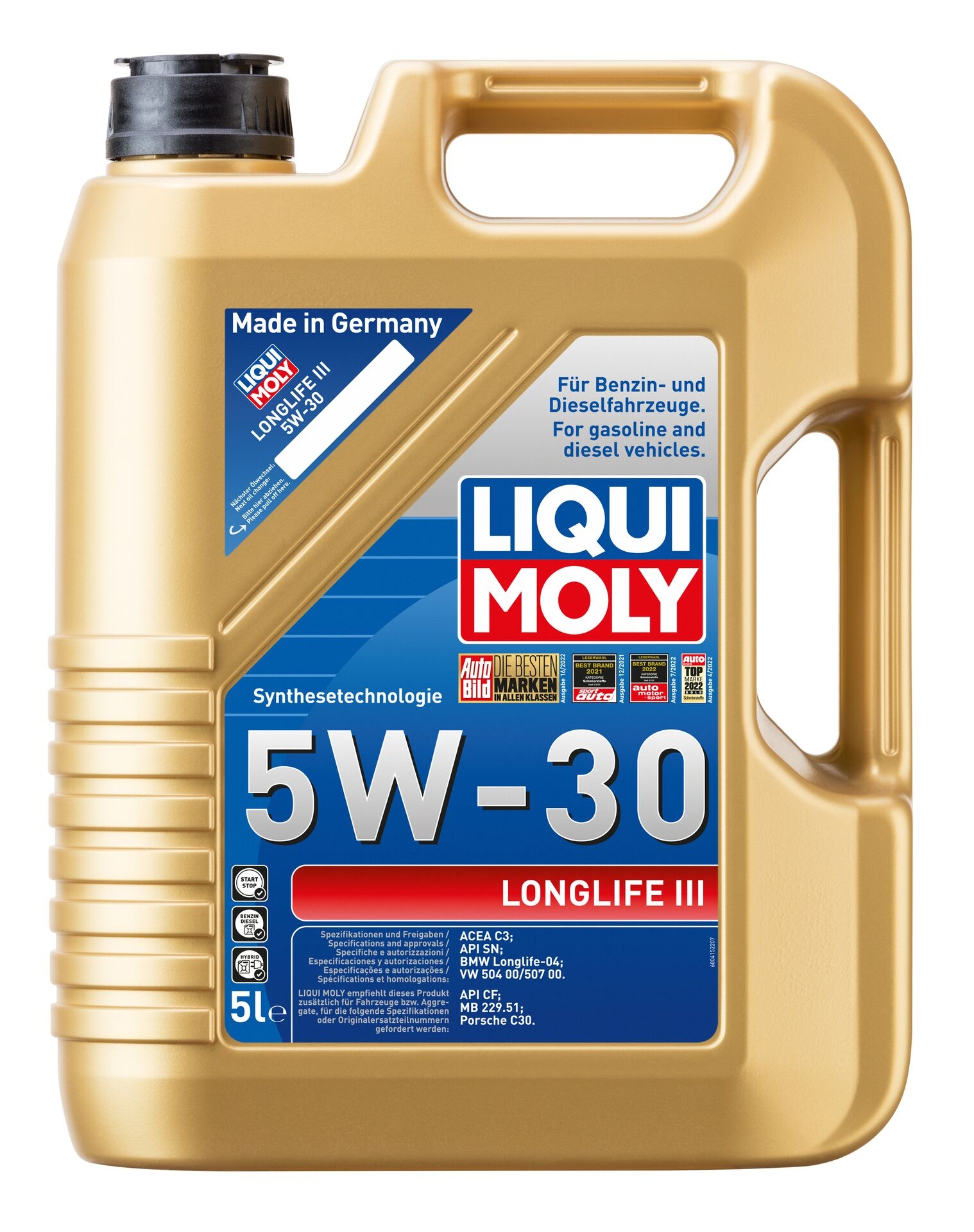 Liqui Moly 1x LM20647 5l Longlife III 5W-30