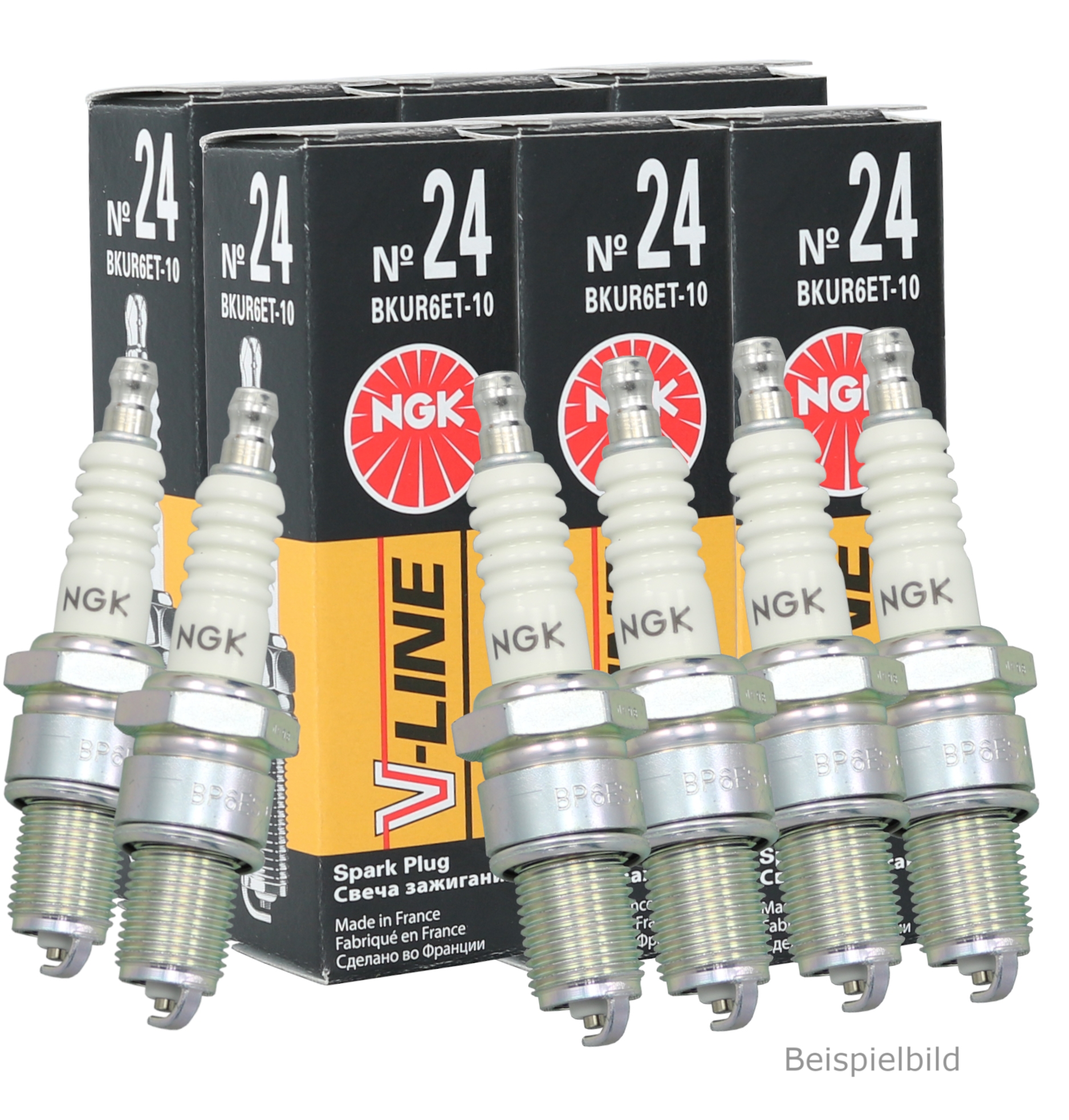 6x VLINE54 NGK Z&uuml;ndkerze Order-Nr. 96142 RENAULT TWINGO I