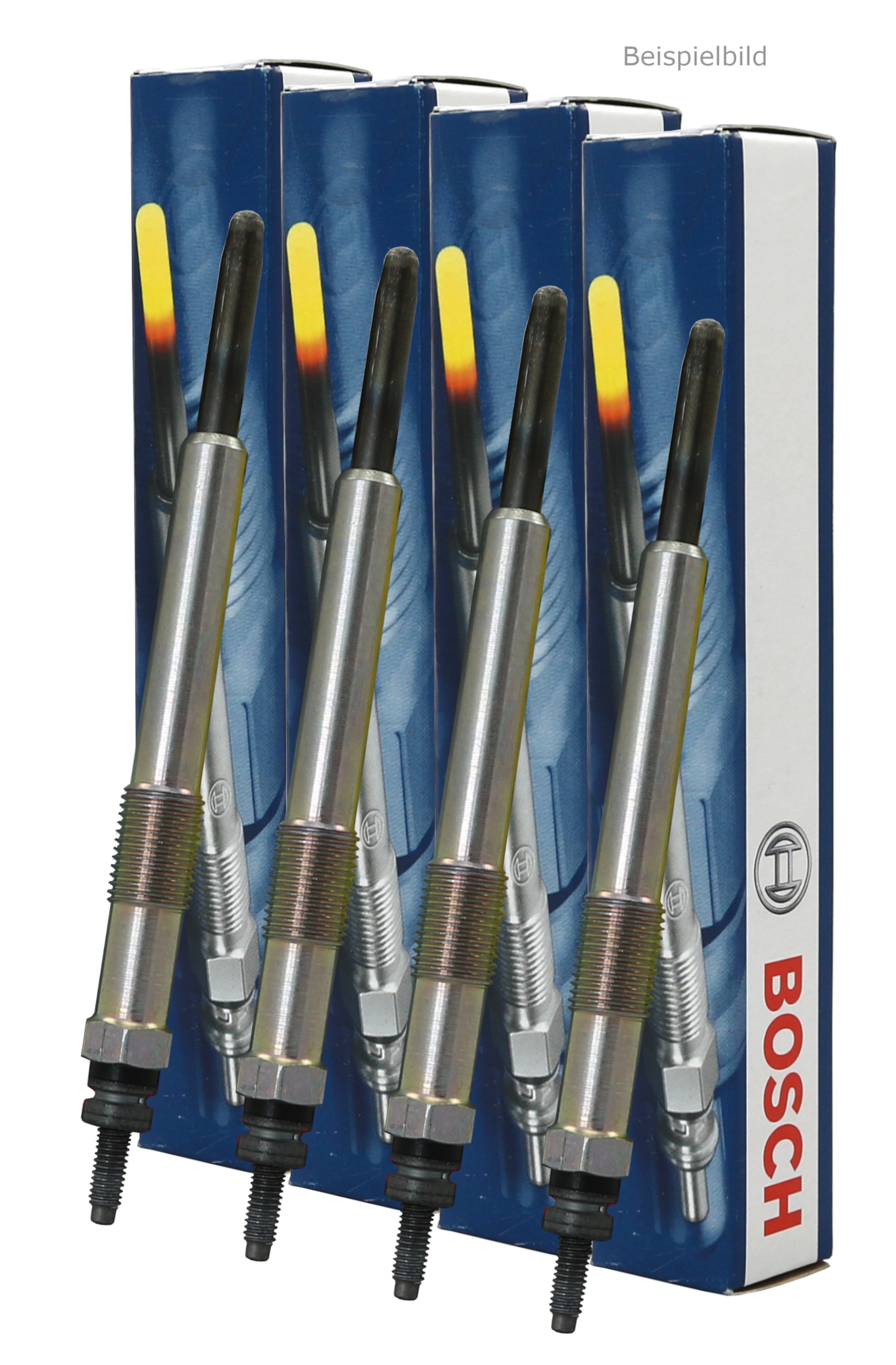 4x 0 250 403 021 Bosch Gl&uuml;hstiftkerze GLP237 RENAULT SC&Eacute;NIC III