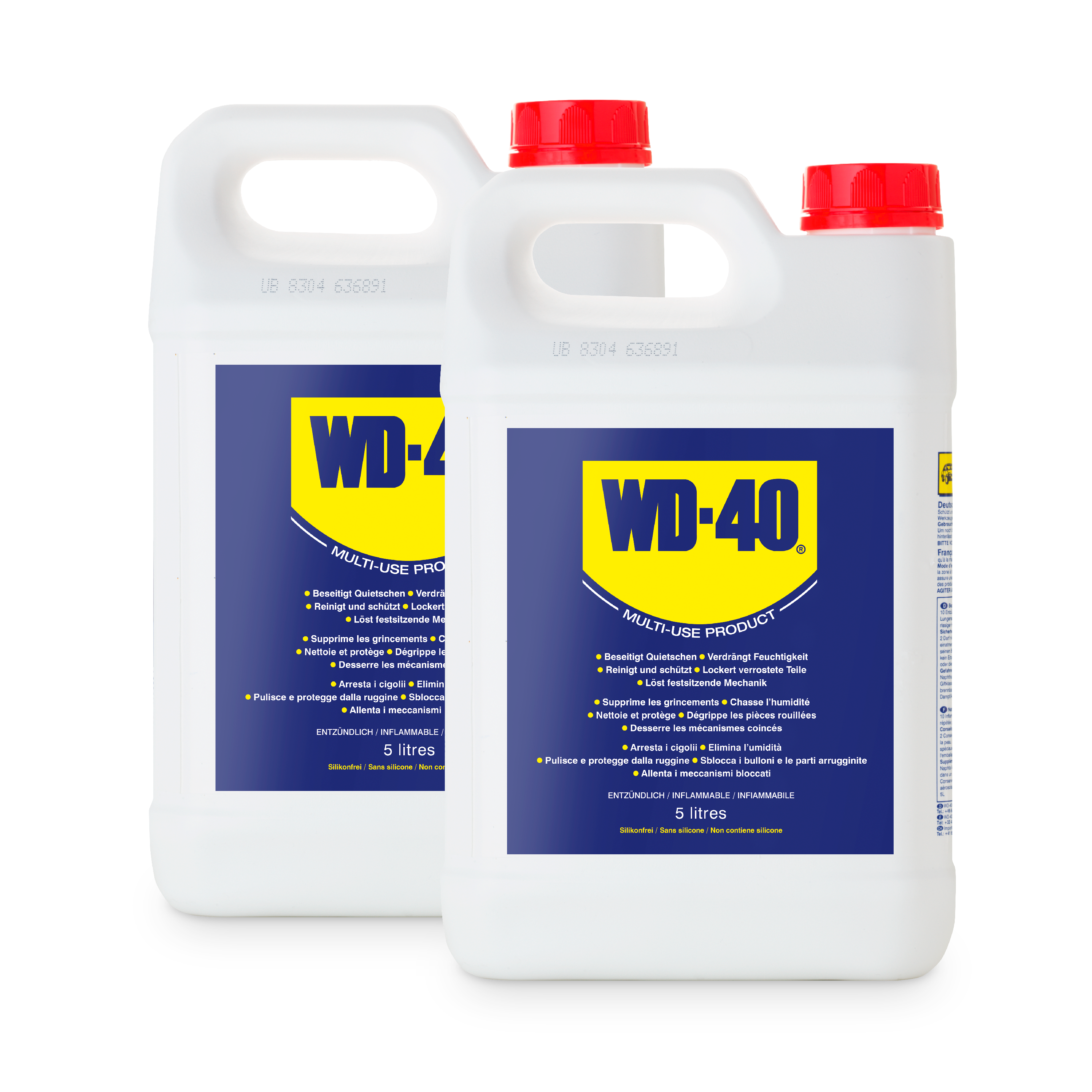 WD40 2 x 5l Kanister Multifunktions&ouml;l Rostl&ouml;ser 2 x 5 Liter Reinigen Sch&uuml;tzen