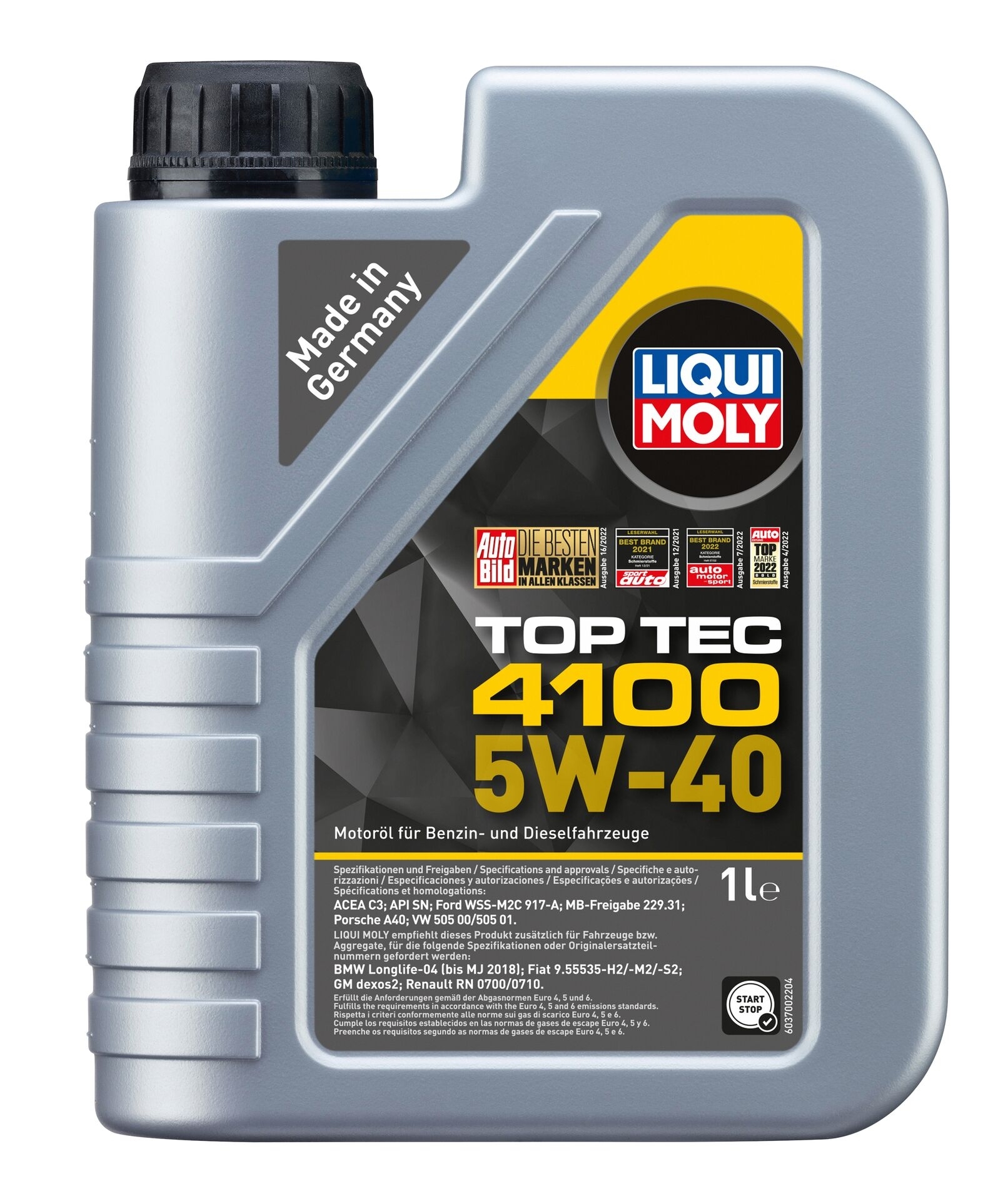 Liqui Moly 1x LM3700 1l Top Tec 4100 5W-40