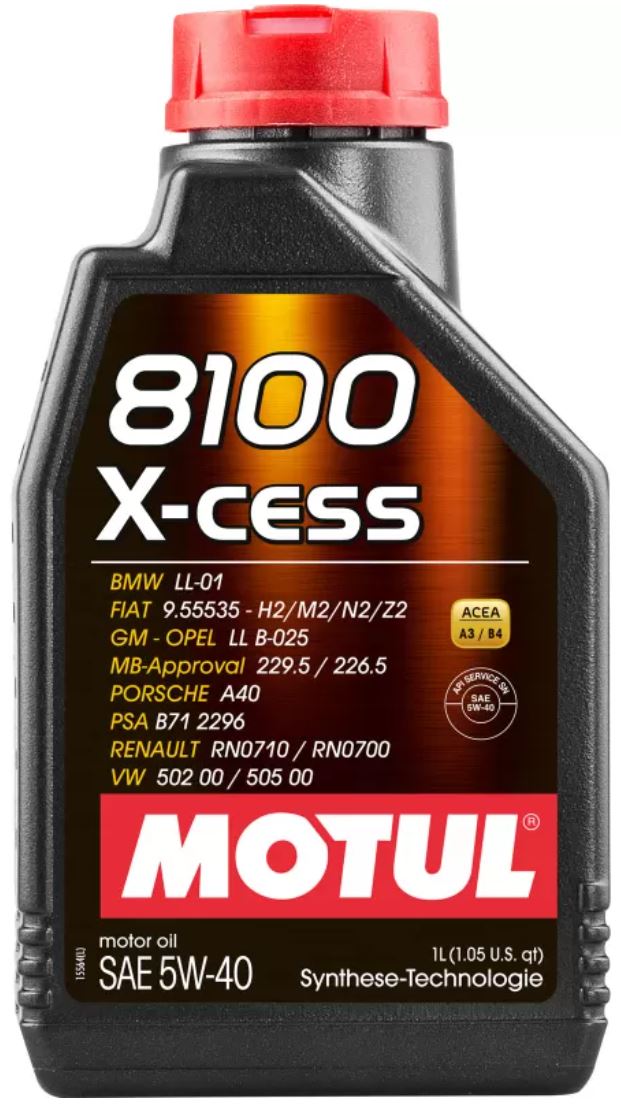 Motul Deutschland GmbH 109229 Motor&ouml;l 8100 X-Cess 5W-40 1L