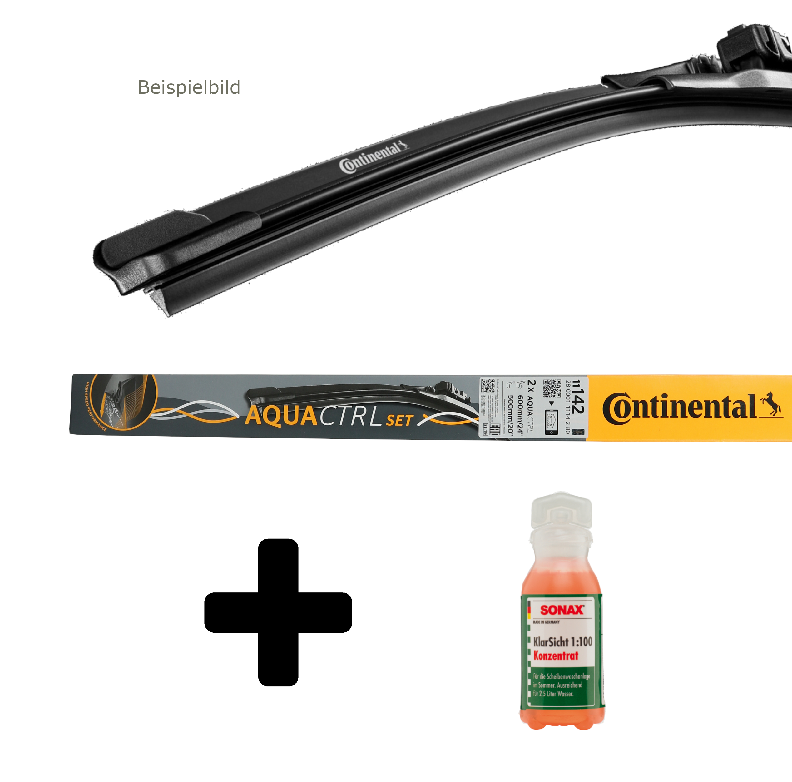 Wischblatt CONTINENTAL 2800011119280 AQUACTRL SET f&uuml;r, vorne