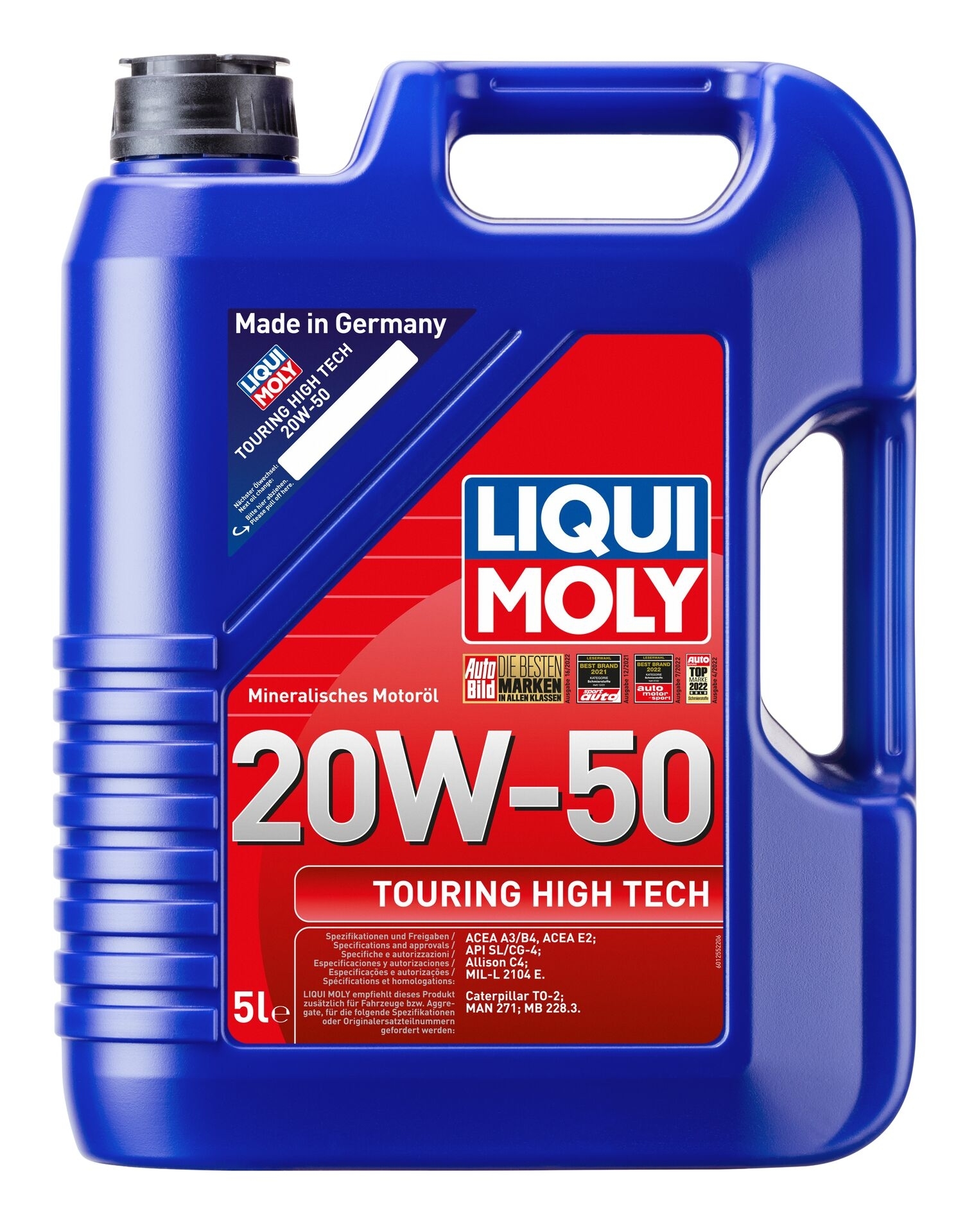 Liqui Moly 1x LM1255 5l Motor&ouml;l Touring HighTech 20W-50