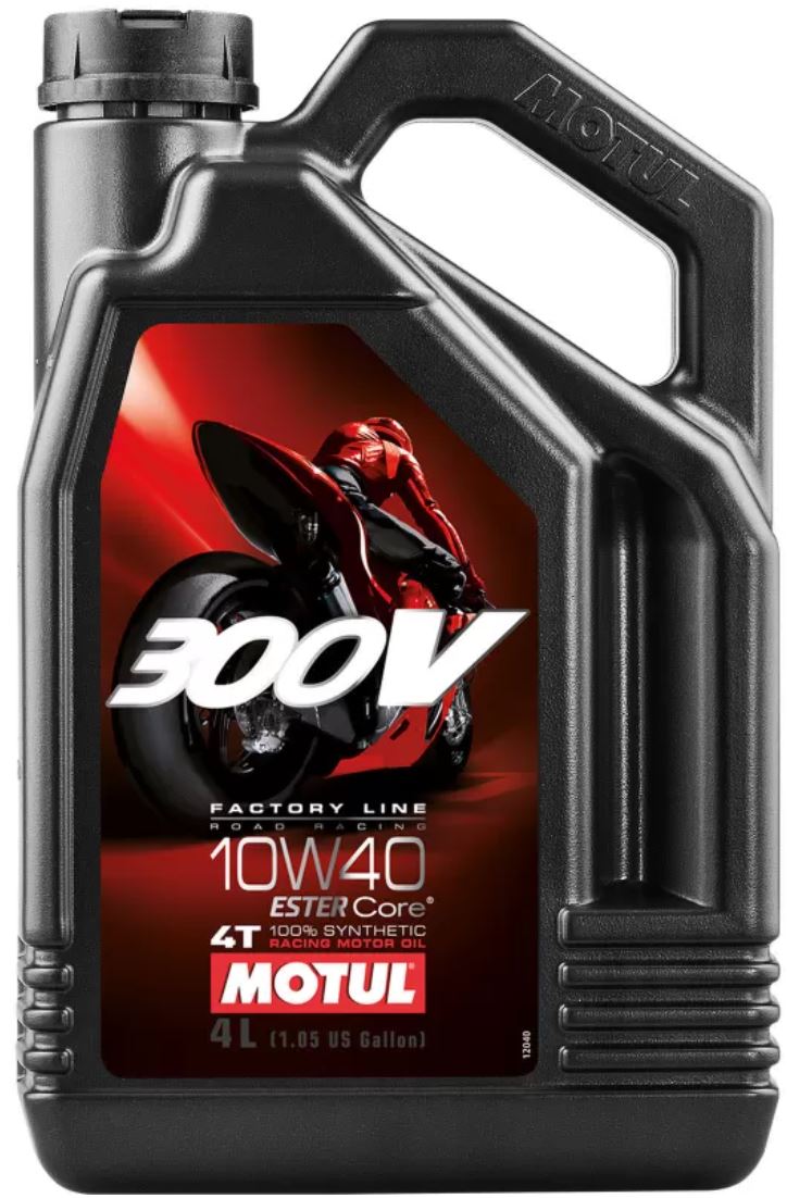 Motul 110093 Motorrad 300V 4T FL Road Racing 10W-40 4L