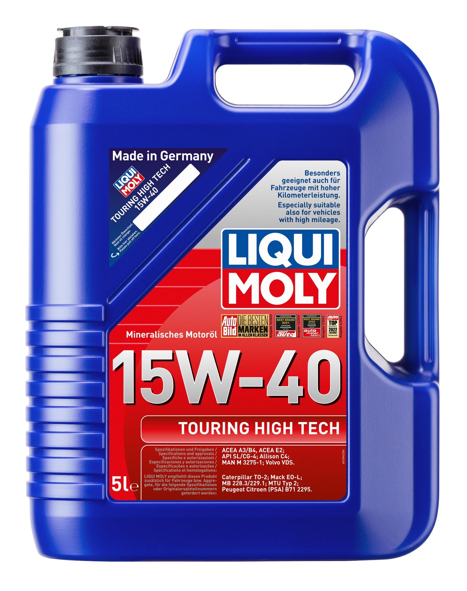 Liqui Moly 1x LM1096 5l Motoren&ouml;l Touring HighTech 15W-40