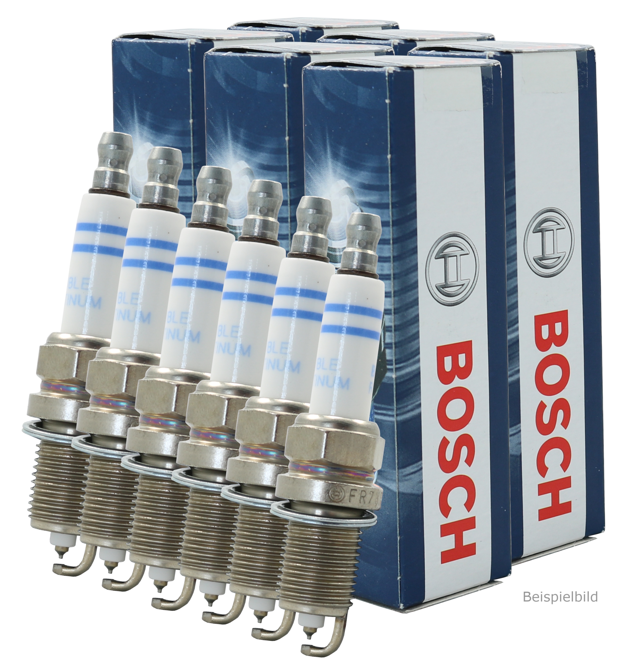 6x 0 242 235 661 Bosch Z&uuml;ndkerze entst&ouml;rt HR7DC MERCEDES-BENZ 190