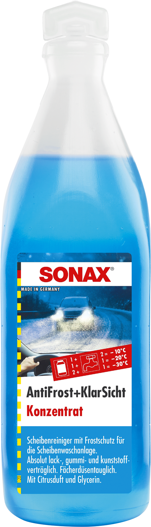 SONAX 03321000 Antifrost+Klarsicht Konzentrat Citrus 1x250ml