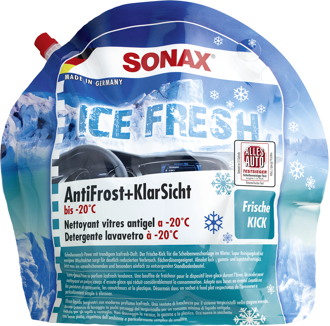 SONAX 01334410 AntiFrost+Klarsicht bis -20 &deg;C Ice-fresh 1x3l