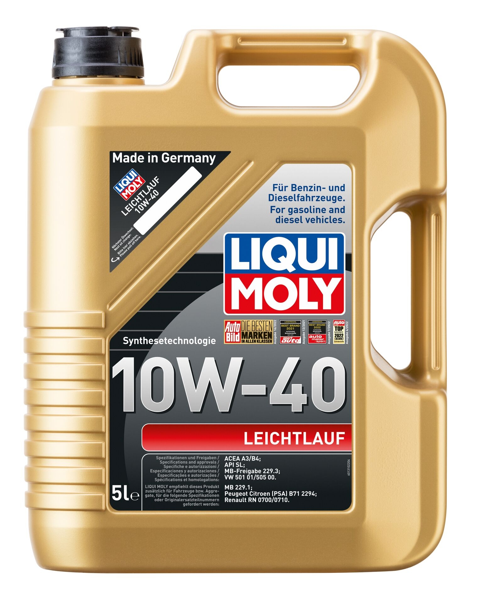 Liqui Moly 1x LM1310 5l Leichtlauf 10W-40