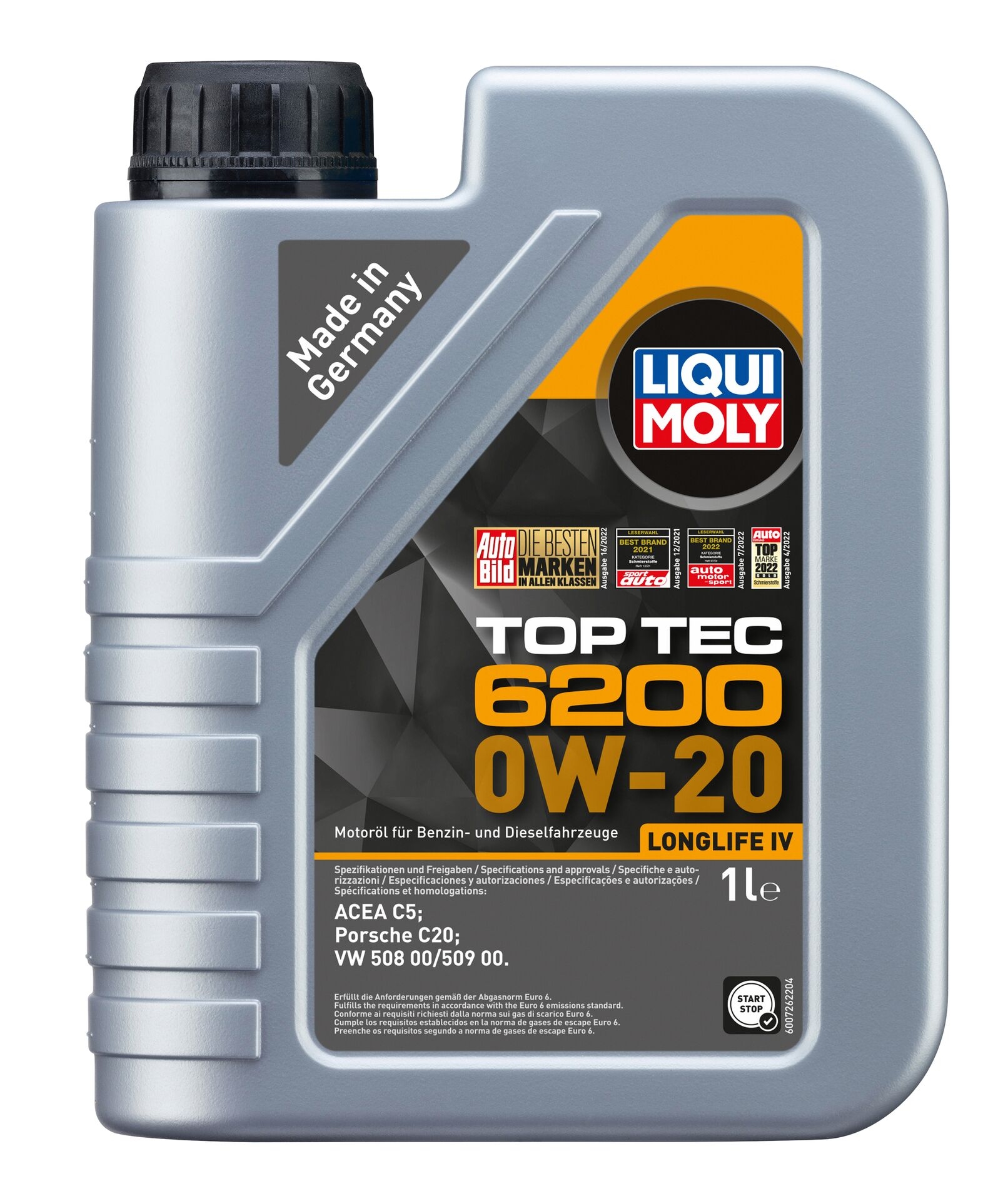 Liqui Moly 1x LM20780 5l Top Tec 6200 0W-20 Leichtlauf Motor-&Ouml;l
