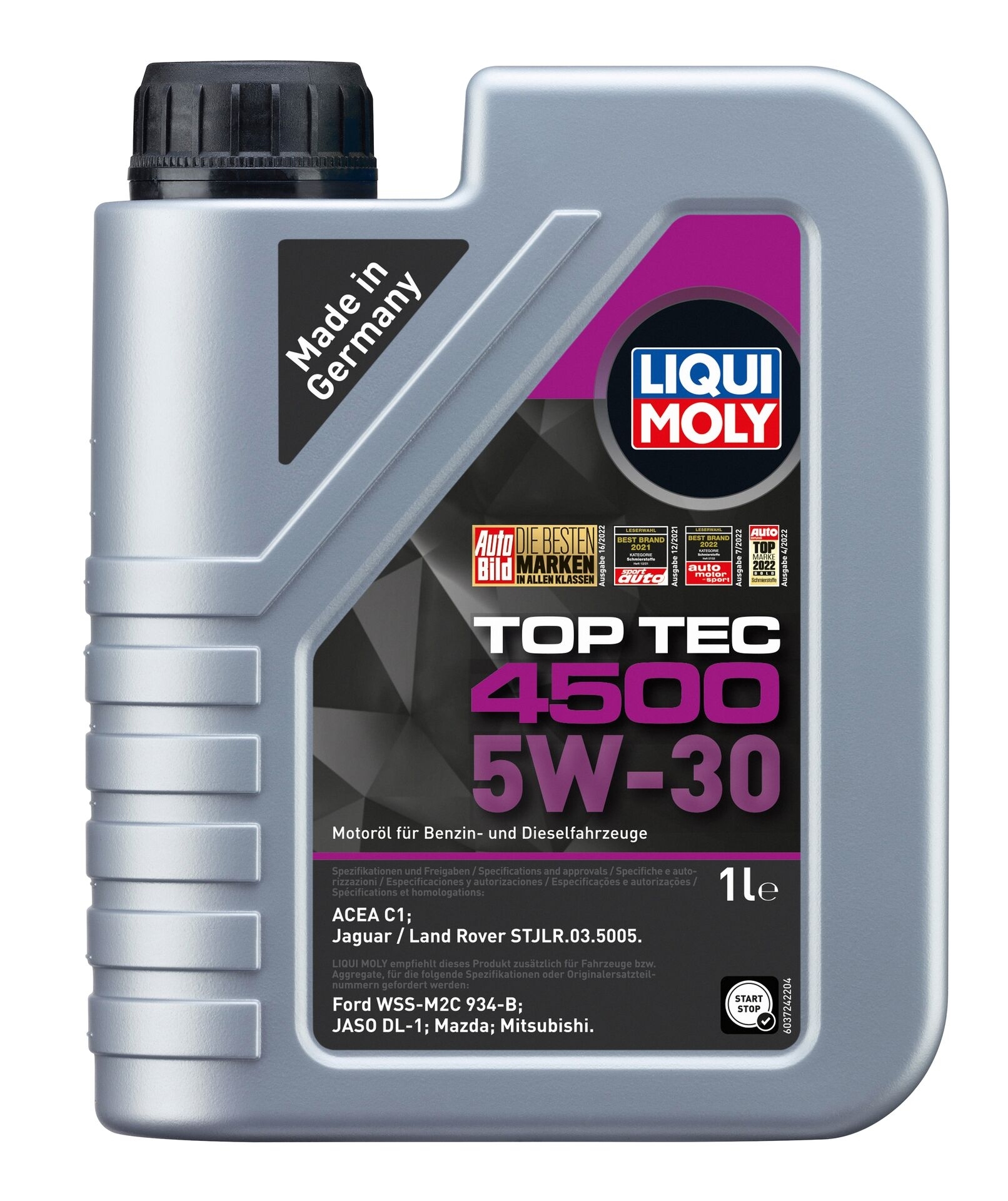 Liqui Moly 1x LM3724 1l Top Tec 4500 5W-30 Motoren&ouml;l