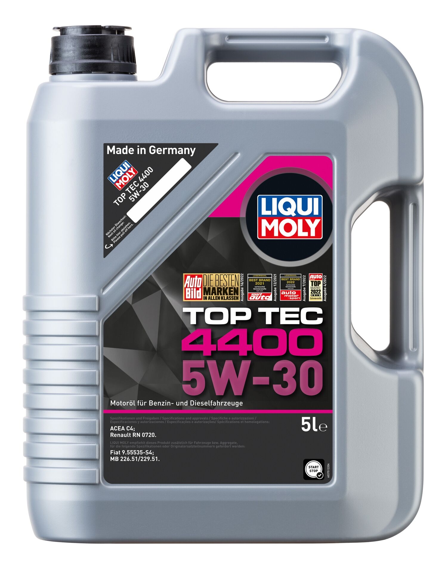 Liqui Moly 1x LM3751 5l Top Tec 4400 5W-30 Motoren&ouml;l