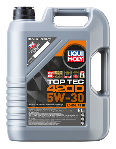 Liqui Moly 1x LM3707 5l Top Tec 4200 5W-30 Motoren&ouml;l