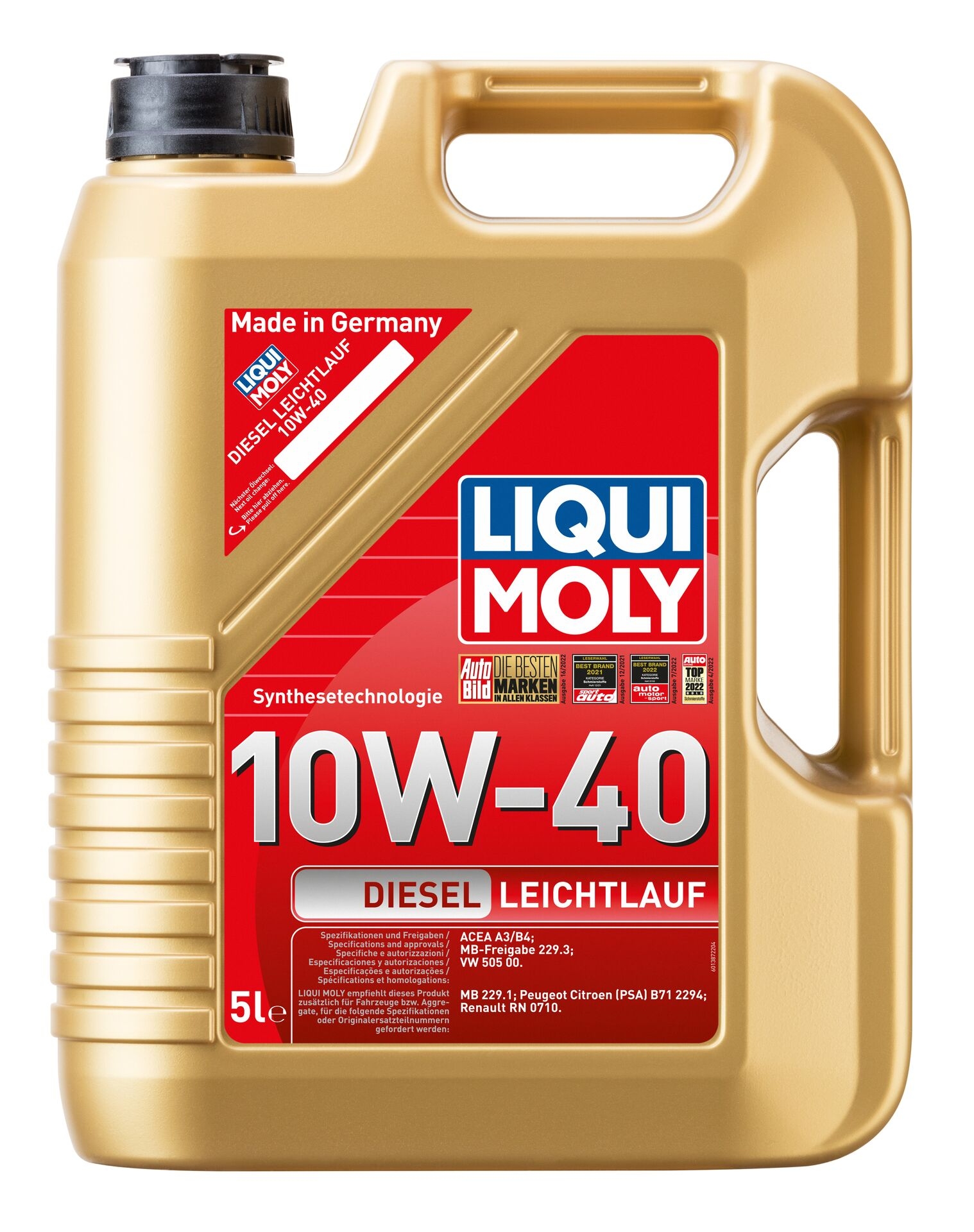 Liqui Moly 1x LM1387 5l Diesel Leichtlauf 10W-40