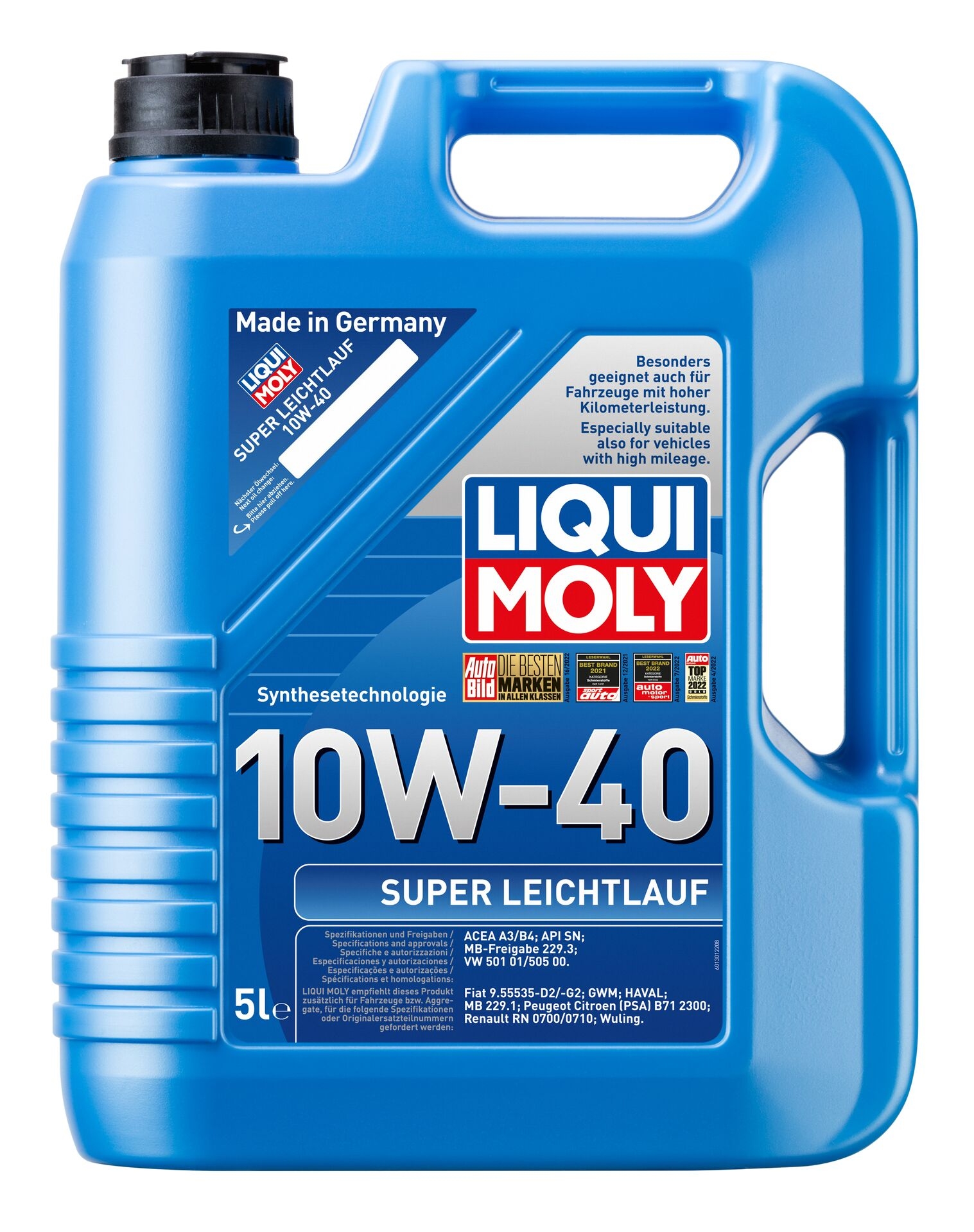 Liqui Moly 1xLM1301 5l Super Leichtlauf 10W-40 Motoren&ouml;l