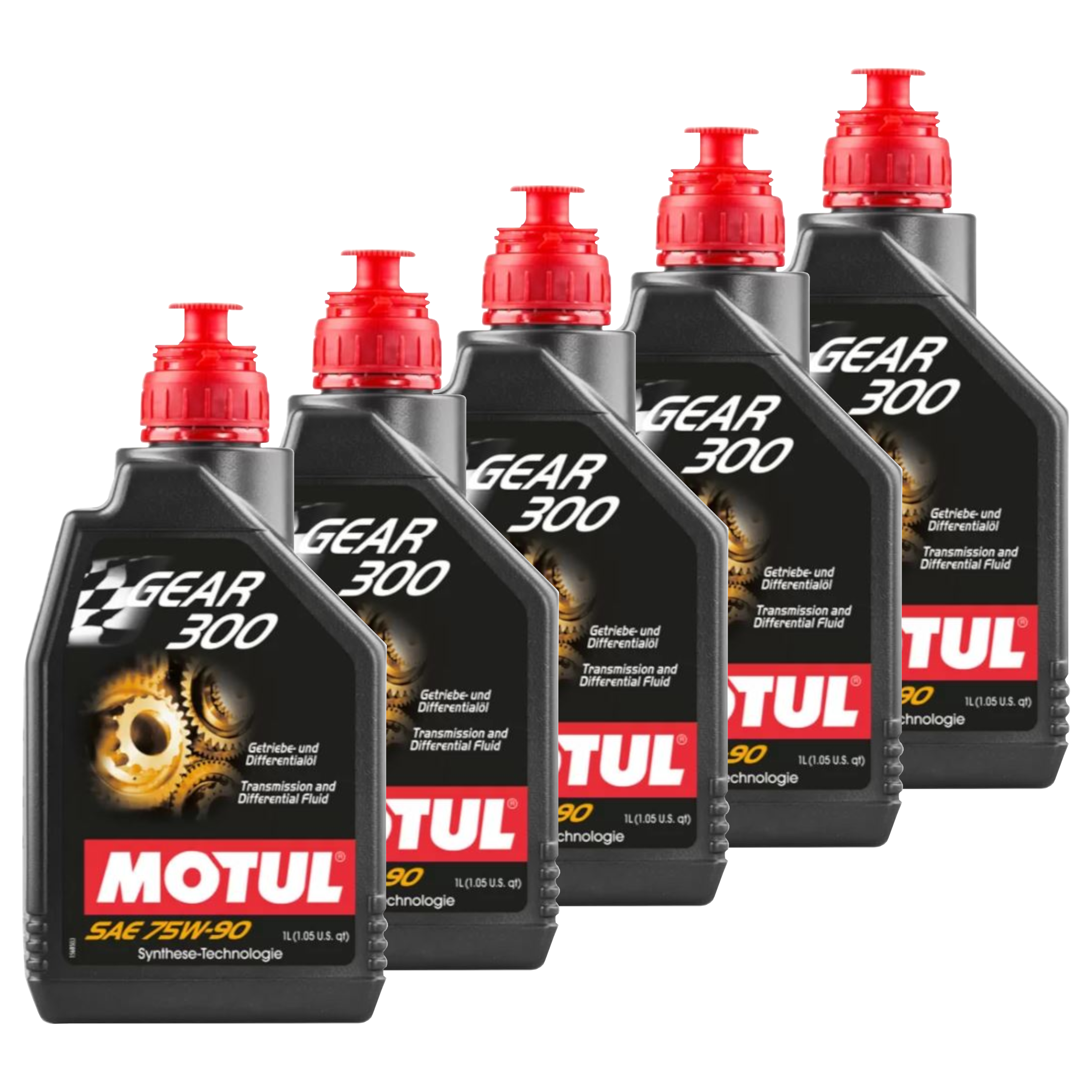 MOTUL Getriebe Gear 300 75W-90 Leichtlaufgetriebe&ouml;l API GL 4+5 5x1 Liter