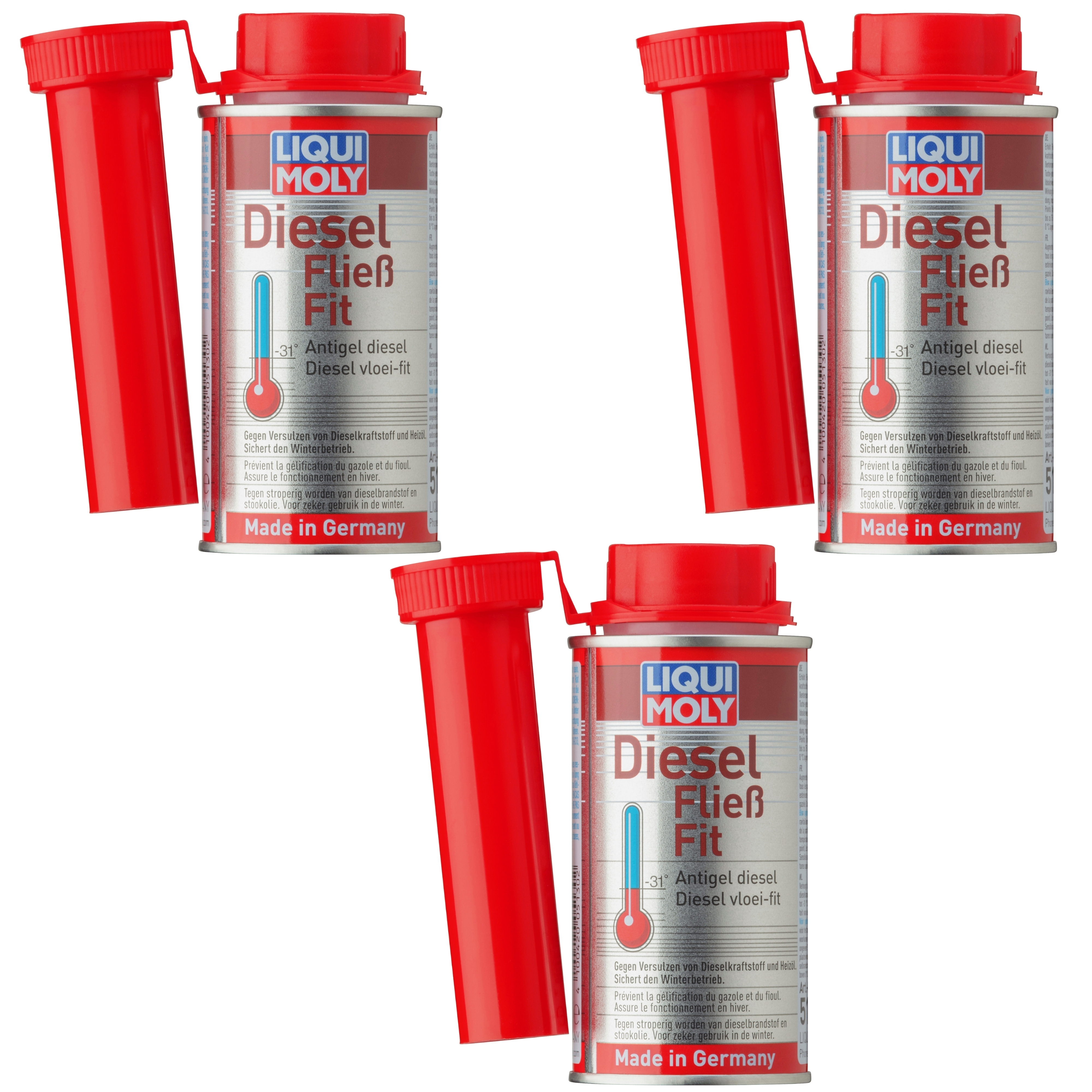 Liqui Moly 3x LM49058 Diesel flie&szlig;-fit 5130