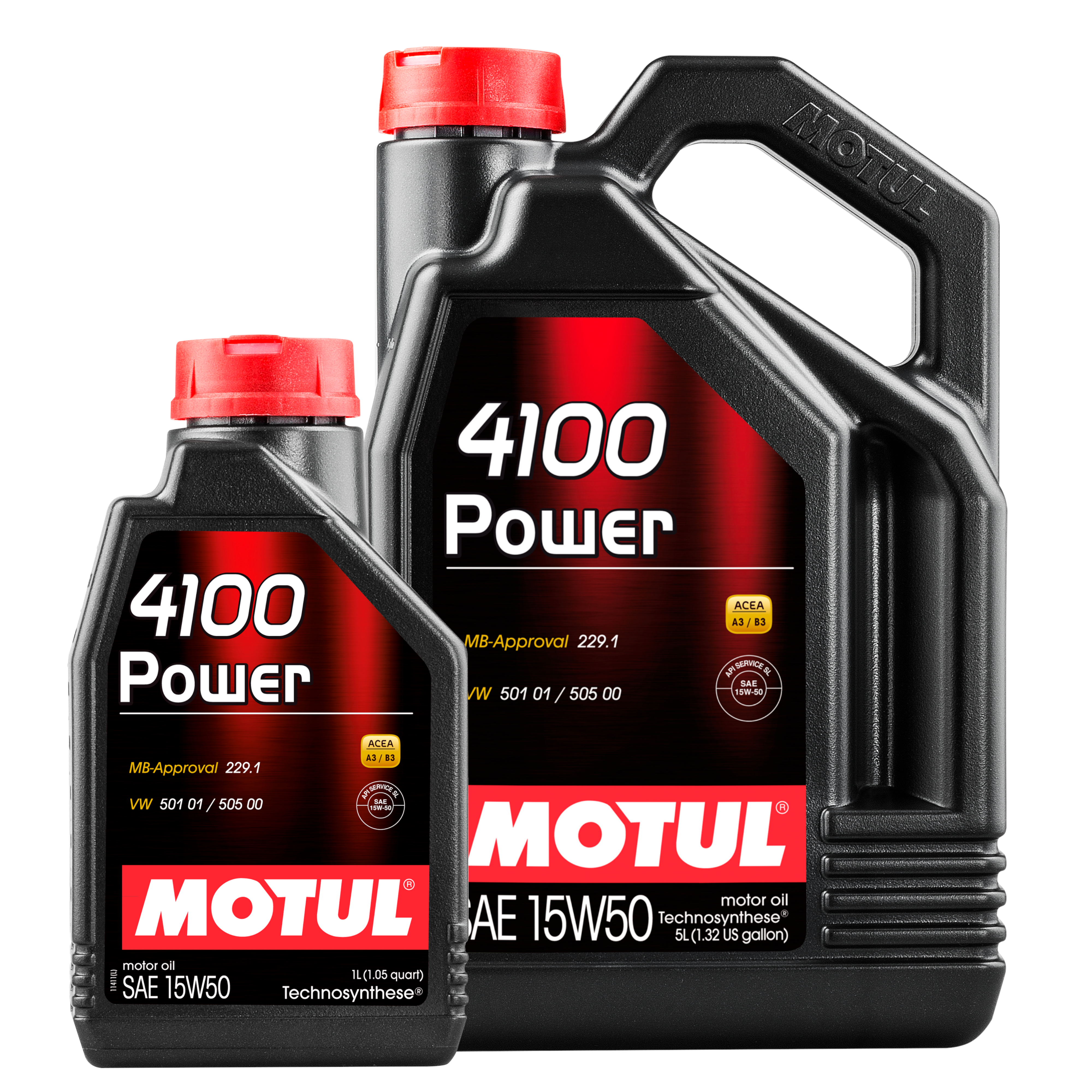 MOTUL PKW 4100 Power 15W-50 Ganzjahres&ouml;l reduziert &Ouml;lverbrauch 5+1 Liter
