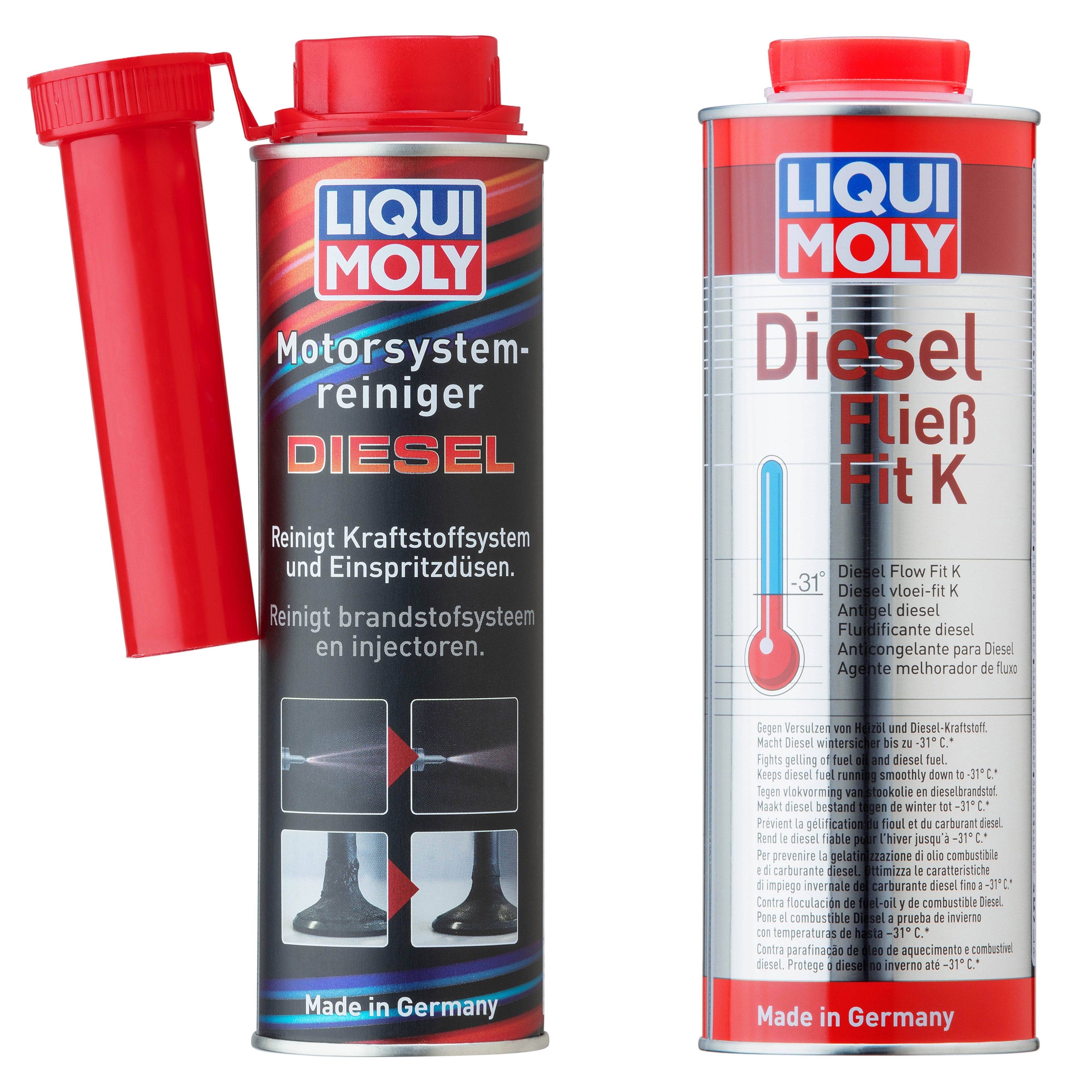 Liqui Moly 1x LM49159 300ml Diesel-Winterpaket Motor System Reiniger Diesel + Diesel Flie&szlig; Fit K 5128, 5131