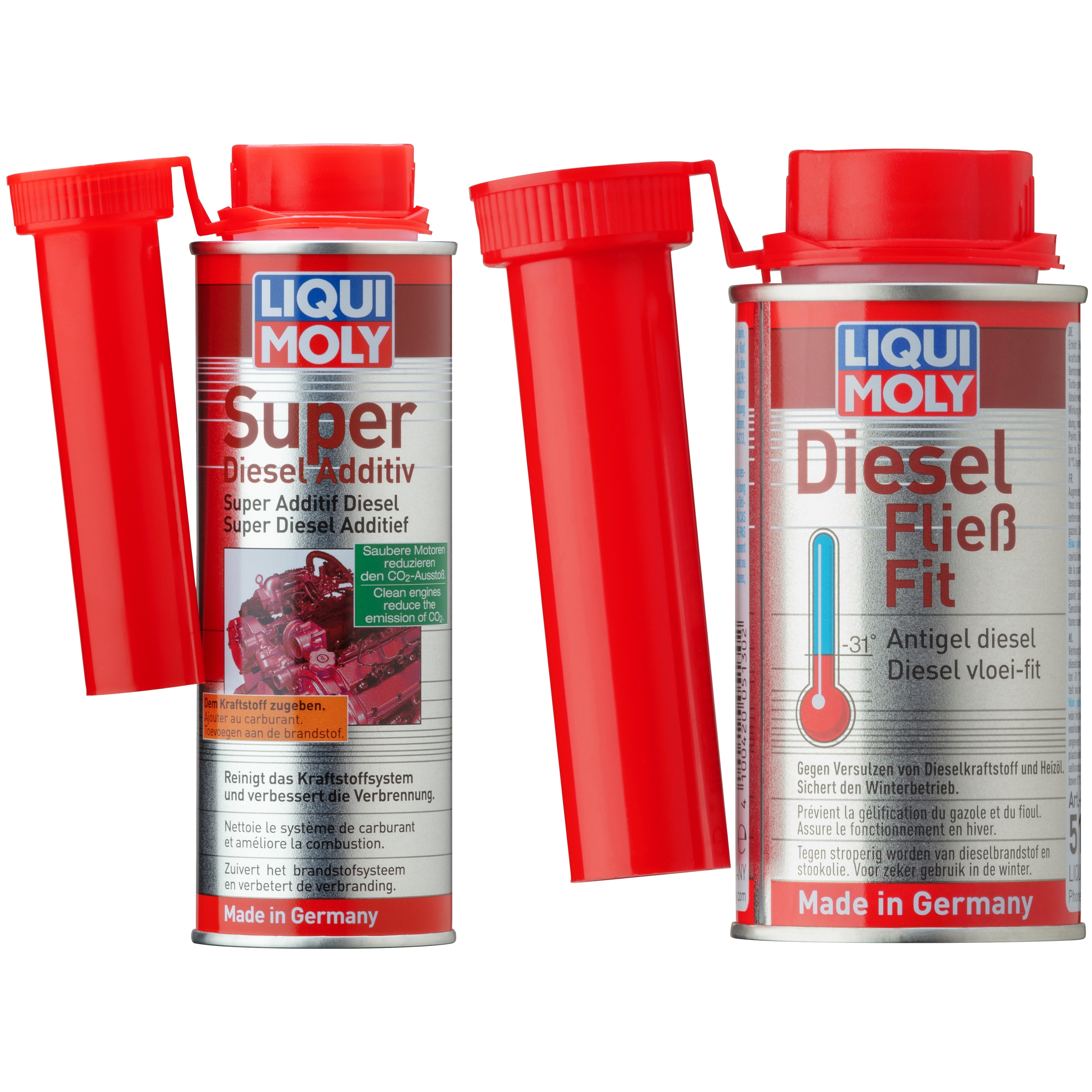 Liqui Moly 1x LM49161 250ml & 150ml Diesel-Winterpaket Super Diesel Additiv + Diesel Flie&szlig; Fit 5120,5130