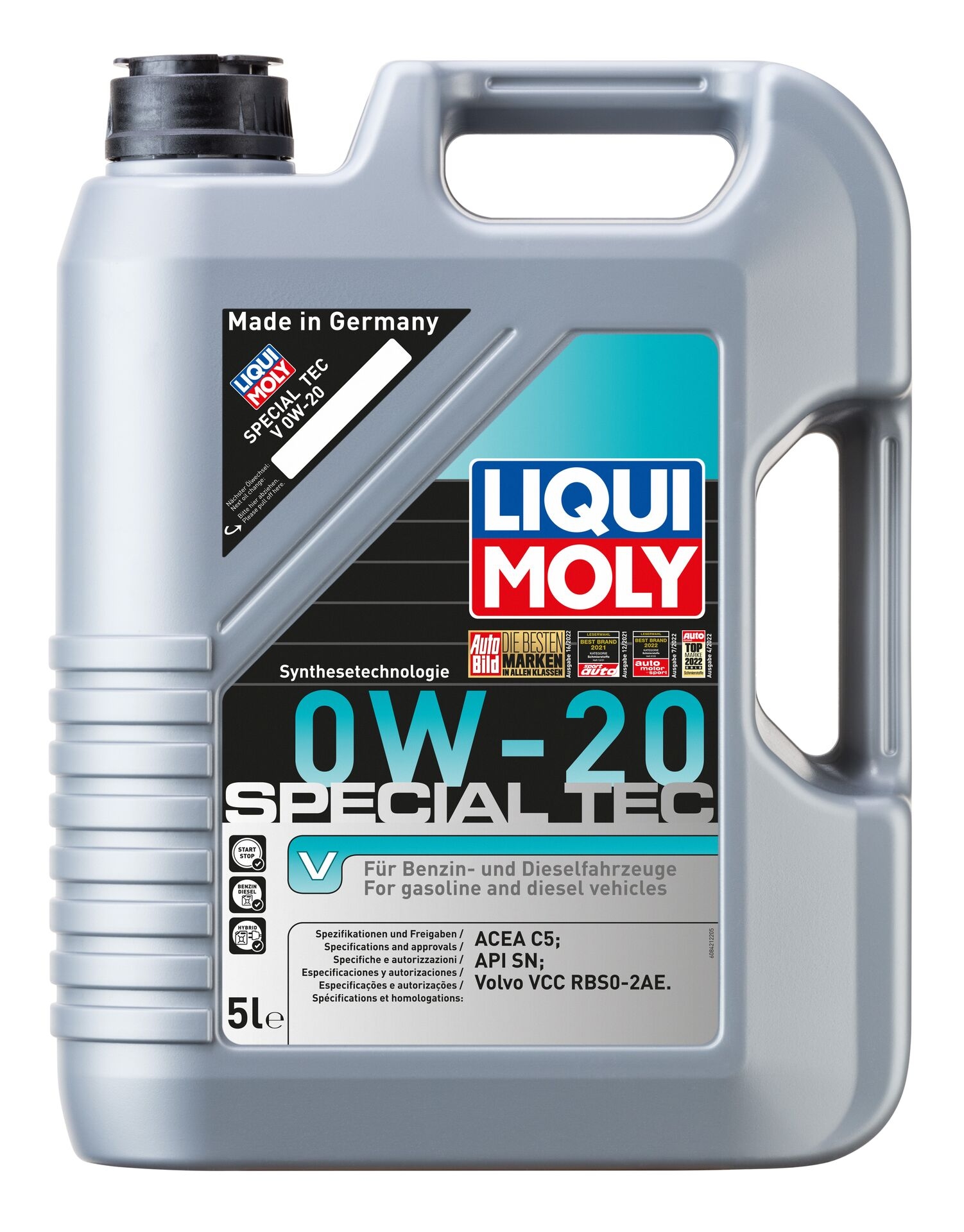 Liqui Moly 1x LM8421 5l Motor&ouml;l 8421 Special Tec V 0W-20