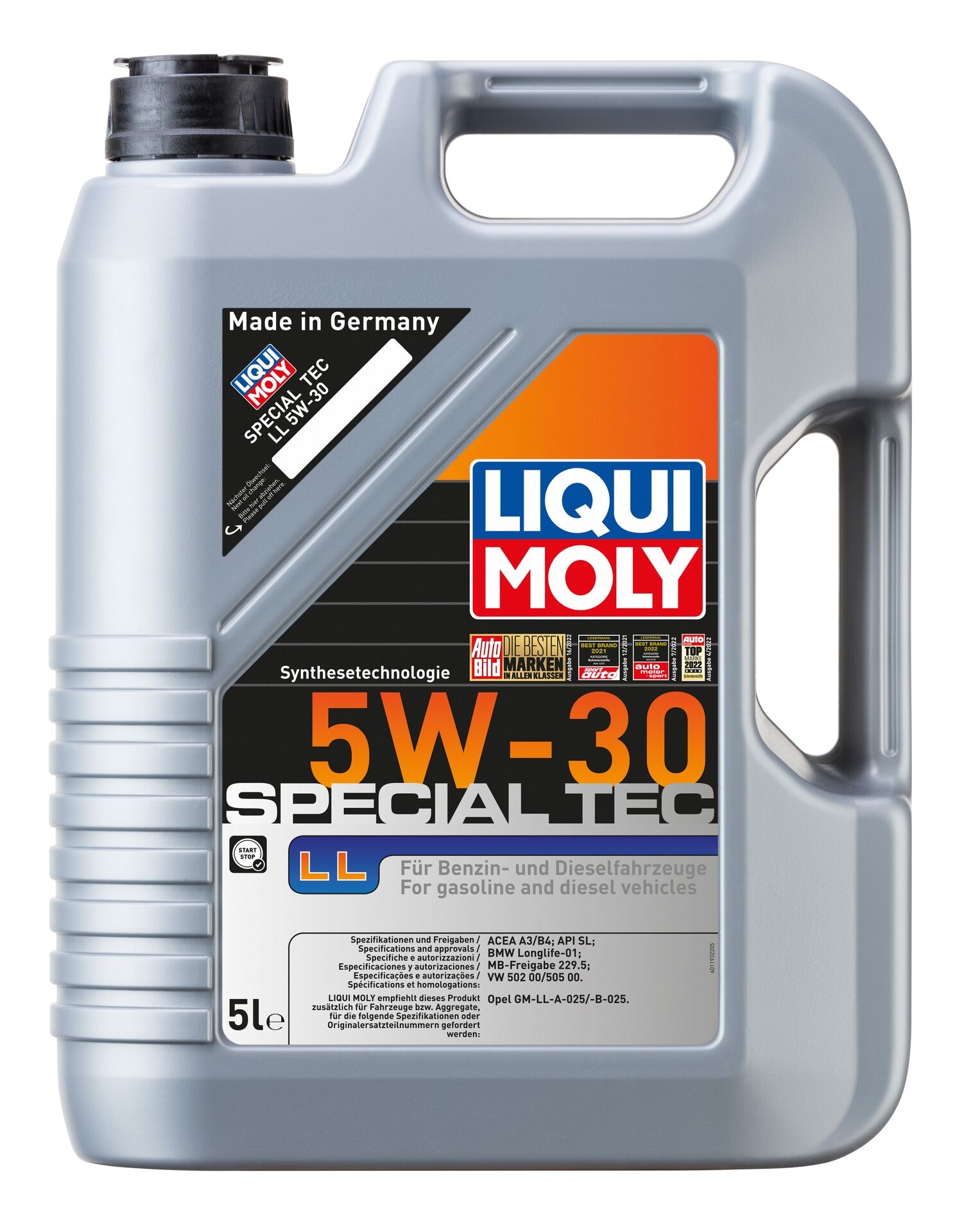 Liqui Moly 1x LM1193 5l Special Tec LL 5W-30