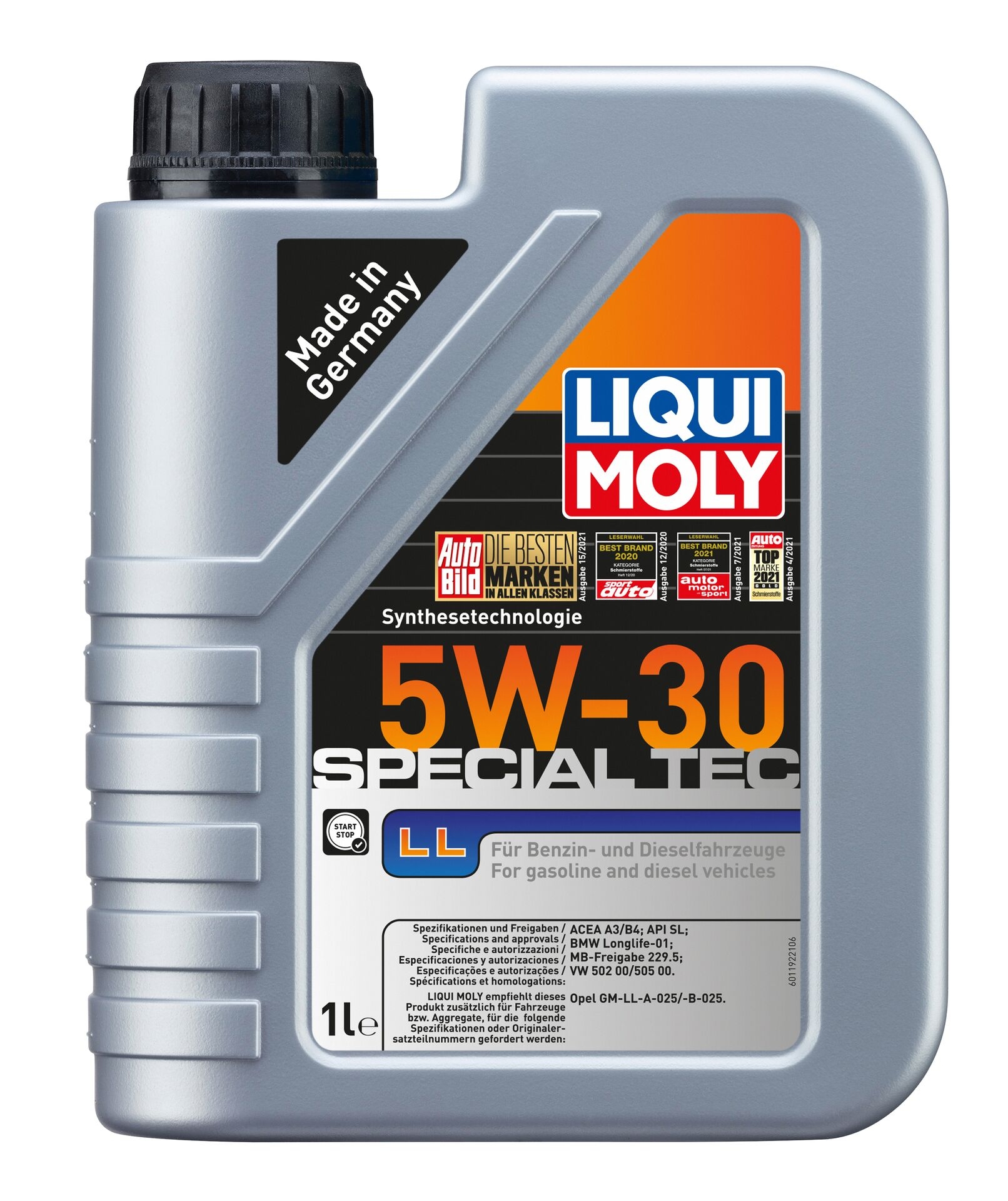 Liqui Moly 1x LM1192 1l Special Tec LL 5W-30