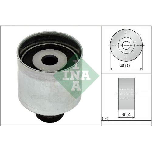 Umlenk-/F&uuml;hrungsrolle, Zahnriemen INA 532 0349 10 f&uuml;r AUDI CHRYSLER DODGE FORD