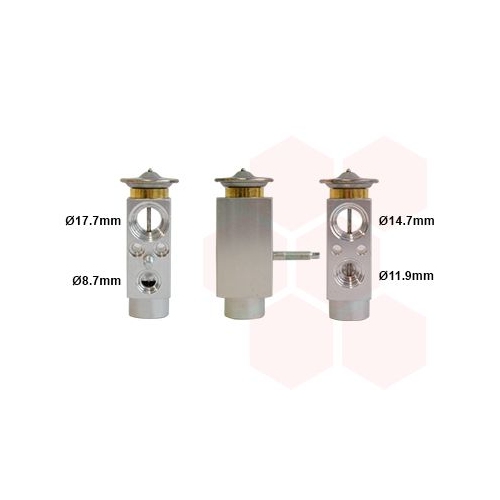 Expansionsventil, Klimaanlage VAN WEZEL 37001580 f&uuml;r OPEL