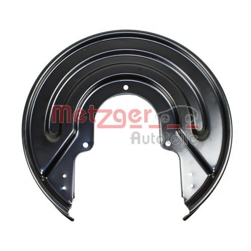 Spritzblech, Bremsscheibe METZGER 6115286 f&uuml;r VAG, Hinterachse links