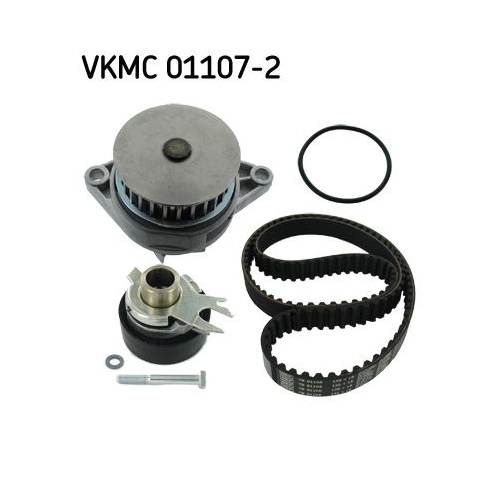 Wasserpumpe + Zahnriemensatz SKF VKMC 01107-2 f&uuml;r AUDI SEAT SKODA VW