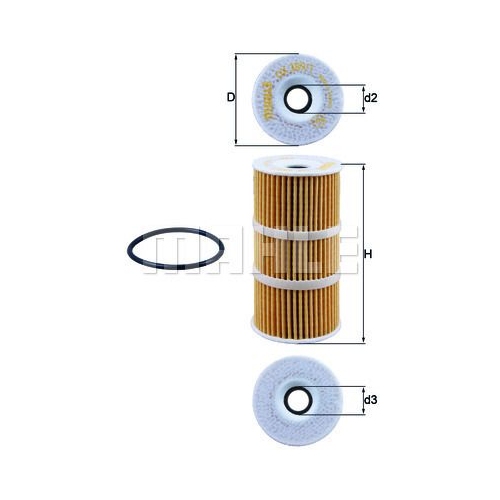 &Ouml;lfilter KNECHT OX 389/1D f&uuml;r FIAT GMC MERCEDES-BENZ NISSAN OPEL RENAULT