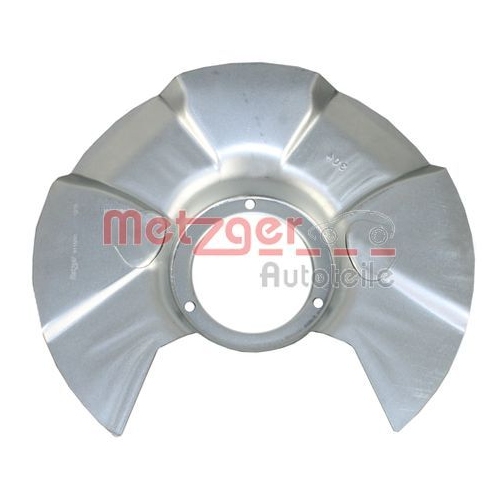 Spritzblech, Bremsscheibe METZGER 6115291 f&uuml;r VAG, Vorderachse links
