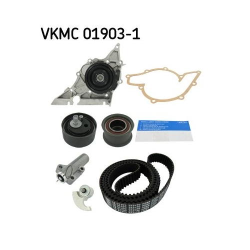 Wasserpumpe + Zahnriemensatz SKF VKMC 01903-1 f&uuml;r AUDI SEAT SKODA VW