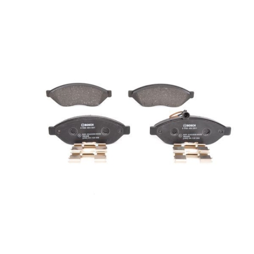 Bremsbelagsatz, Scheibenbremse BOSCH 0 986 494 591 f&uuml;r ALFA ROMEO CITRO&Euml;N FIAT