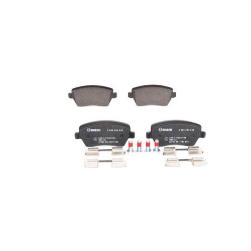 Bremsbelagsatz, Scheibenbremse BOSCH 0 986 494 592 f&uuml;r NISSAN RENAULT DACIA