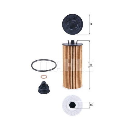 &Ouml;lfilter KNECHT OX 815/1D f&uuml;r BMW MINI