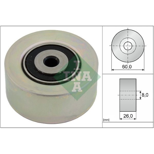 Spannrolle, Keilrippenriemen INA 531 0550 10 f&uuml;r CITRO&Euml;N FIAT PEUGEOT
