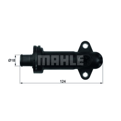 Thermostat, K&uuml;hlung-Abgasr&uuml;ckf&uuml;hrung MAHLE TE 1 70 f&uuml;r BMW