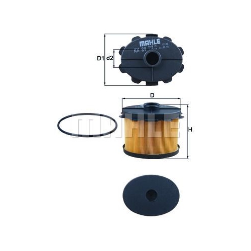 Kraftstofffilter KNECHT KX 84D f&uuml;r CITRO&Euml;N FIAT PEUGEOT
