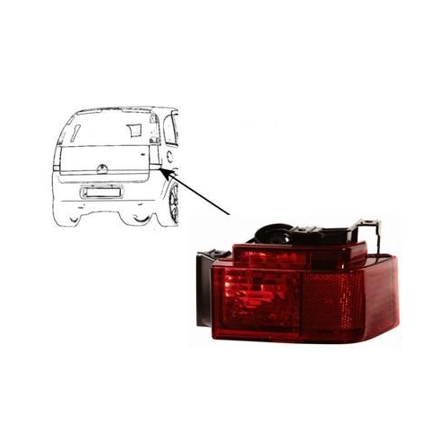 R&uuml;ckstrahler VAN WEZEL 3782940 f&uuml;r OPEL, rechts