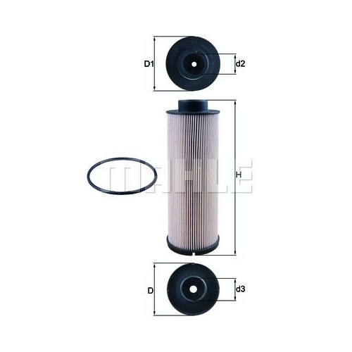 Kraftstofffilter KNECHT KX 73/1D f&uuml;r MAN